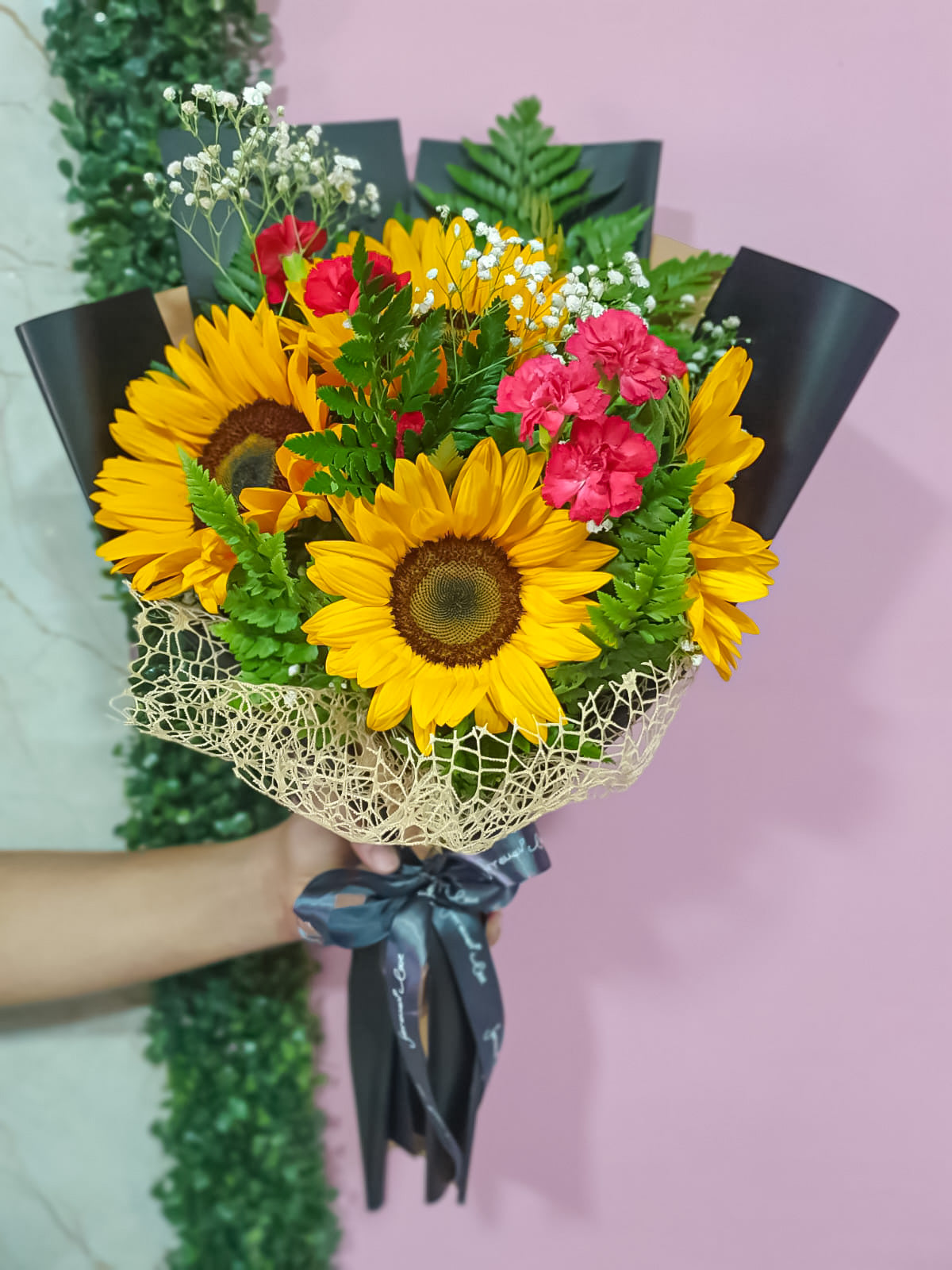 Ramo de 4 Girasoles