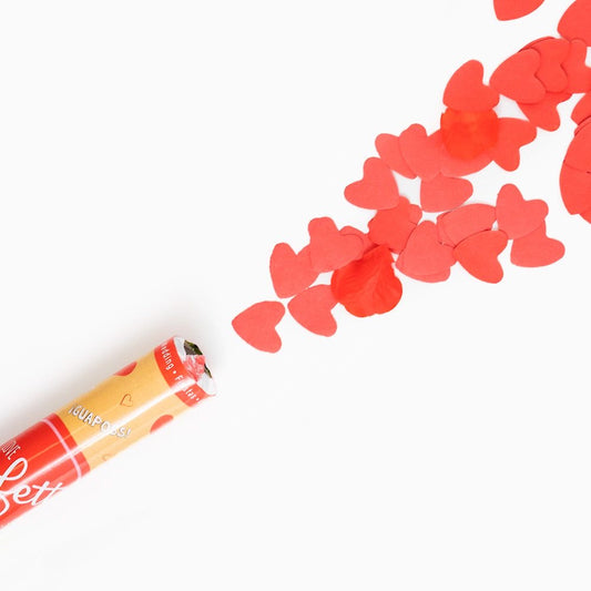 Cañón Confetti Corazón