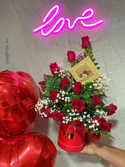 Red and white luxurious love