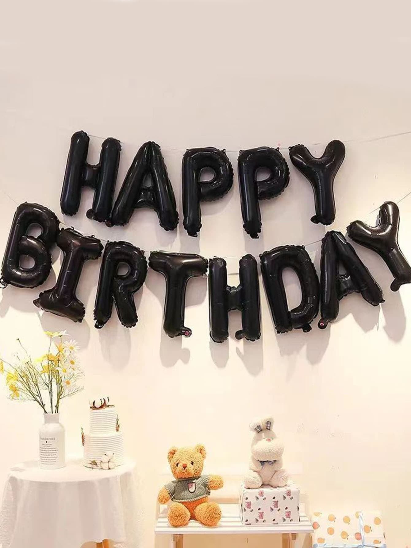 Letrero Happy Birthday